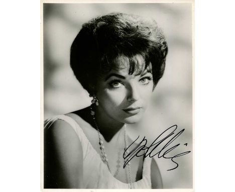 COLLINS JOAN: (1933- ) English actress. Signed 8 x 10 photograph of the glamourous young actress in a head and shoulders pose