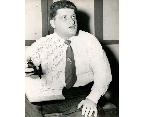 CHAYEFSKY PADDY: (1923-1981) American playwright, screenwriter and novelist, Academy Award winner. Vintage signed and inscrib