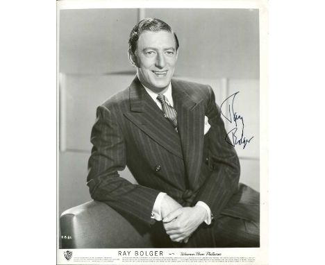 [THE WIZARD OF OZ]: BOLGER RAY (1904-1987) American actor and entertainer, remembered for his role as the Scarecrow in The Wi