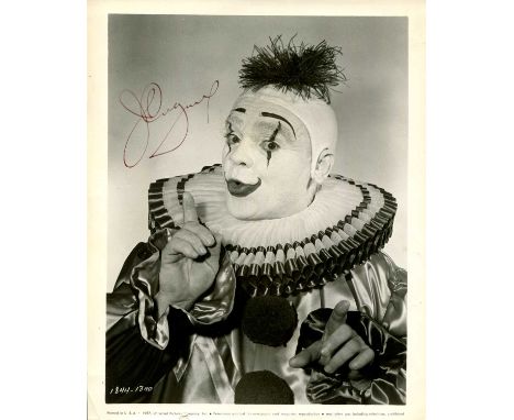 CAGNEY JAMES: (1899-1986) American actor, Academy Award winner. An unusual vintage signed 8 x 10 photograph of Cagney in a he