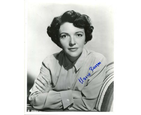 REAGAN NANCY: (1921-2016) American actress, the second wife of Ronald Reagan from 1952 and First Lady of the United States 19
