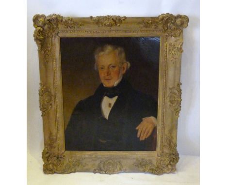 Early 19th Century English School
HALF LENGTH PORTRAIT OF A GENTLEMAN WEARING PERIOD DRESS
Oil on canvas, 75 x 60 cms