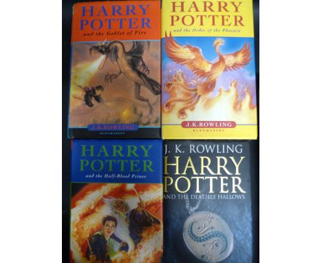 One Volume, Harry Potter and the Goblet of Fire, first edition together with Harry Potter and the Half Blood Prince, first ed