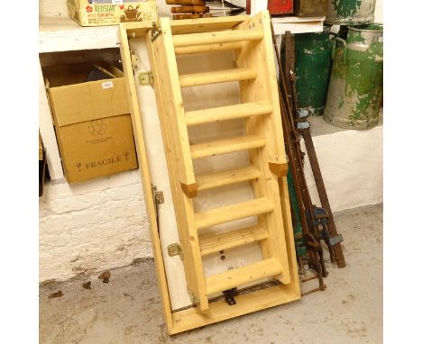A pine loft ladder 
