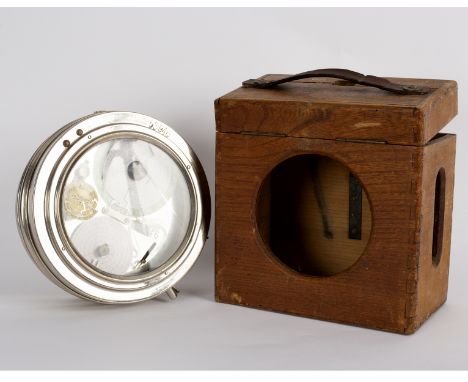 A La Ledoise racing pigeon clock in an oak case, no 53948