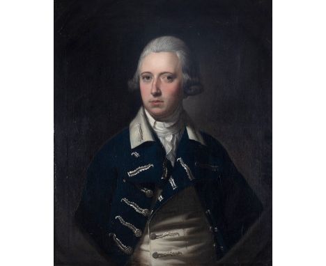 Henry Pickering (c.1720-1770/1)/Portrait of Mr Norreys of Speke/half-length, wearing uniform/oil on canvas, 75cm x 62cm/Note: