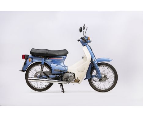 1989 Honda C90 Cub MopedRegistration no. G941 YDEFrame no. HA02-1431417Engine no. HA02E-1381749Introduced in 1958, Honda's cl