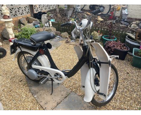 1967 Honda P50 MopedRegistration no. KCT 97F (see text)Frame no. P50-A181906Engine no. P50E 180331Introduced in 1966, the P50