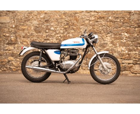 1971 BSA 650cc Lightning SpecialRegistration no. BRM 848JFrame no. A65L EE 08786Engine no. A65L/EE 08493This 'oil-in-frame' L