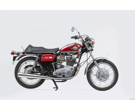 1971 BSA 740cc Rocket IIIRegistration no. UMA 429KFrame no. A75R KG00367Engine no. A75R KG00367Essentially a 'Tiger-and-a-hal