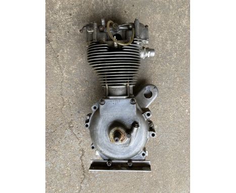 A Norton 500T enginenumbered 37735 F3T, condition and completeness unknown, close inspection advised. This lot is subject to 