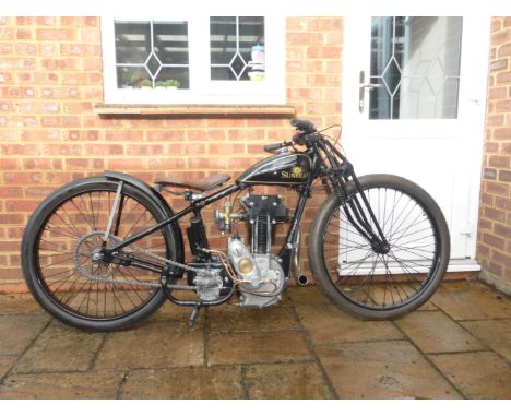 1928 Sunbeam 493cc Dirt-Track Racing MotorcycleRegistration no. not registeredFrame no. none visibleEngine no. D.T.113.EXThe 