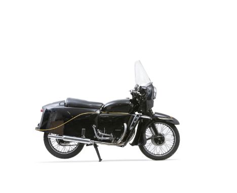 Property of a deceased's estate 1955 Vincent 998cc Series-D Black KnightRegistration no. XWL 245Frame no. RD12715/F Rear Fram