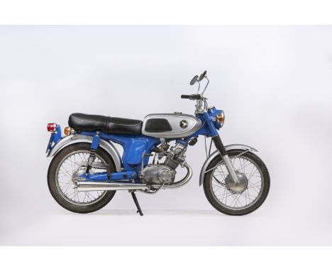 1970 Honda SS125ARegistration no. not registered Frame no. SS125A 113435Engine no. SS125AE-113434Introduced in 1967, the SS12