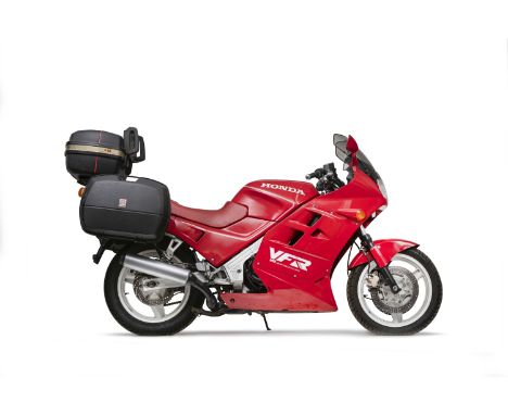 1989 Honda VFR750F-KRegistration no. F625 MMJFrame no. RC24-2300530Engine no. RC24E2300529Introduced in 1986, Honda's VFR750F