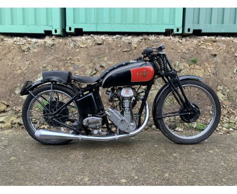 From the estate of the late David Atkinson 1936 Excelsior 350cc Manxman Racing MotorcycleRegistration no. KXS 749Frame no. MR