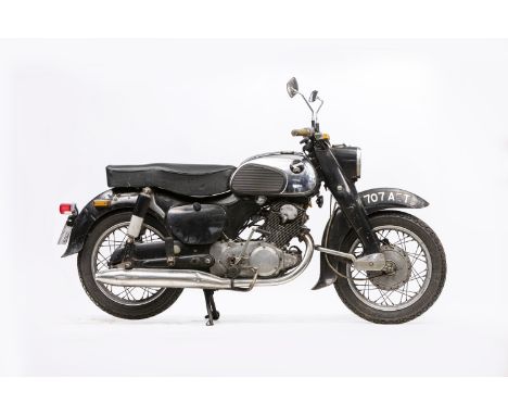 1963 Honda C72 247cc DreamRegistration no. 707 AETFrame no. C72-211916Engine no. C72E-2112752Based on the first Honda twin - 