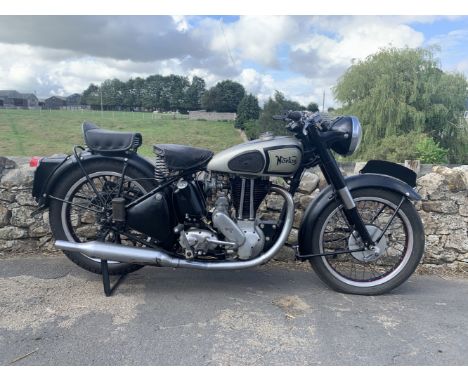 From the estate of the late David Atkinson 1948 Norton 490cc Model 18Registration no. 599 UYFFrame no. 35748Engine no. C3 192