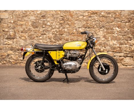 1971 BSA 654cc A65 FirebirdRegistration no. AVV 338JFrame no. A65FS HE12277Engine no. A65FS/HE12277This machine is a 1971 'oi