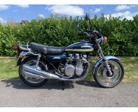 1975 Kawasaki 903cc Z1BRegistration no. LEH 51PFrame no. Z1F-83345Engine no. Z1E-083688•6,414 miles from new•Recommissioned i