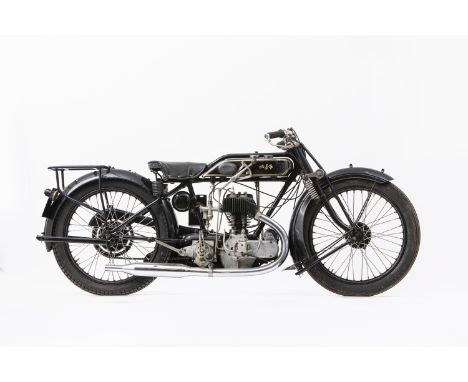 c.1928 AJS 350cc Model K4Registration no. SV 9647 (see text)Frame no. K125574Engine no. K125574 (see text)AJS first entered t