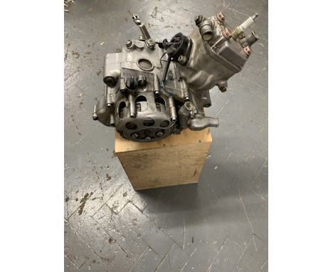 A Yamaha TZ125 Enginenumbered 3V3 only, and 8209 to the rear, appears largely complete and turns over, ignition and plug pres