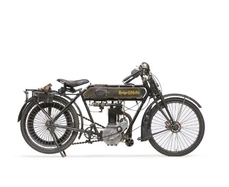 1912 Rudge 499cc Multi TTRegistration no. AC 1466Frame no. 651258Engine no. 3616By 1912, the desirability of incorporating a 