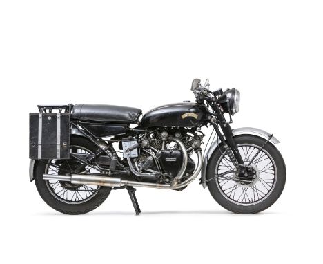 1955 Vincent 998cc Black Series-D Shadow Registration no. 754 XVHFrame no. RD12829B Rear Frame no. RD12829BEngine no. F10AB/2