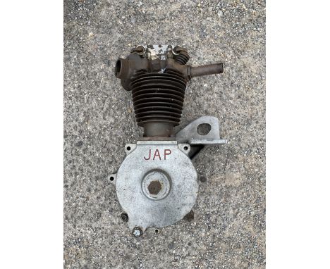 A 1931 J.A.P 350cc ohv single cylinder enginenumbered IOZ/H 10547/BS, condition and completeness unknown, close inspection ad