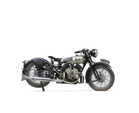 Property of a deceased's estate 1935 Brough Superior 1,096cc 11-50hpRegistration no. ATV 833Frame no. PS1475Engine no. LTZ/R 