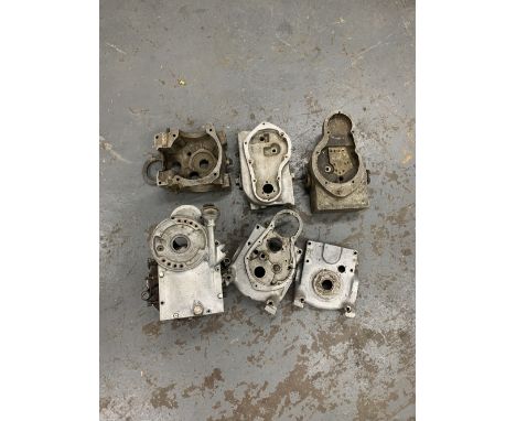 A quantity of believed Douglas engine componentsincluding cylinder heads, barrels, crankcases and other assorted sundry spare