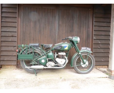 Offered from the estate of the late Ernie Hall 1954 Triumph 498cc TRWRegistration no. SVO 39GFrame no. 23377NAEngine no. TRW 