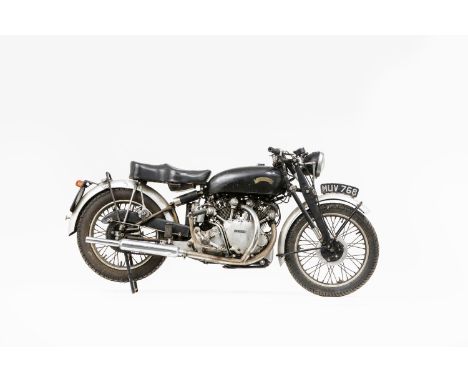 Property of a deceased's estate 1952 Vincent 998cc Series-C Rapide Registration no. MUV 768Frame no. RC9983/C Rear frame no. 