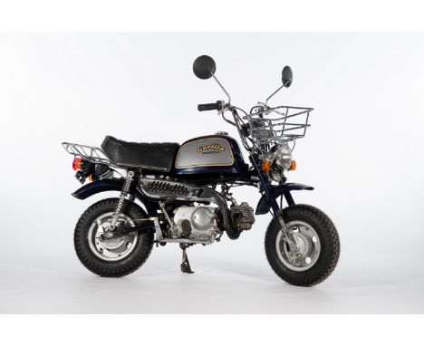 1988 Honda 49cc Z50J GorillaRegistration no. not registeredFrame no. Z50J-1803370Engine no. Z50JE-1803382An important milesto