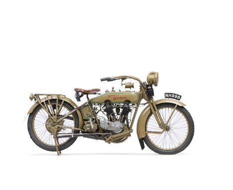 Property of a deceased's estate 1919 Harley-Davidson 1,000cc Model F Motorcycle CombinationRegistration no. NH 998Frame no. 1