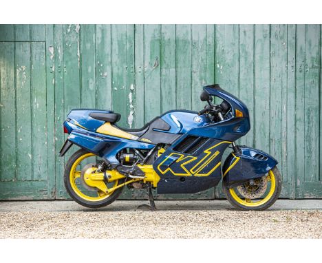 1989 BMW 980cc K1Registration no. G959 UYKFrame no. 6373933K1Engine no. 40892112Launched in 1989, the futuristically styled K