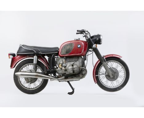 Property of the late Warrick Blackwell 1973 BMW 750cc R75/5Registration no. RLL 98L (see text)Frame no. 2997724Engine no. 299