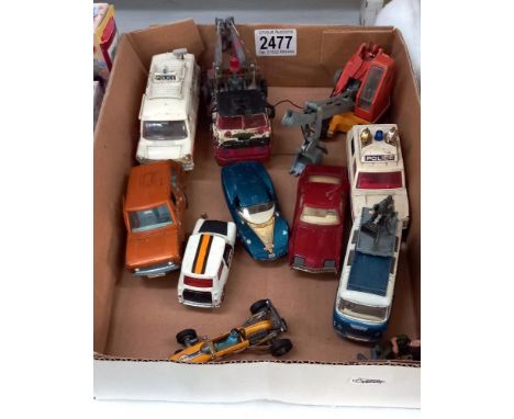 A quantity of Dinky, Corgi vehicles including mini &amp; Ford Transit etc 