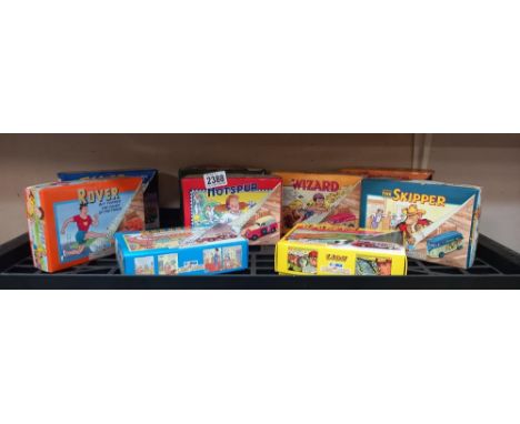 9 Boxed Corgi comic classics models 
