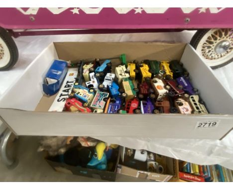 A selection of unboxed Diecast vintage vans including Lledo &amp; Corgi