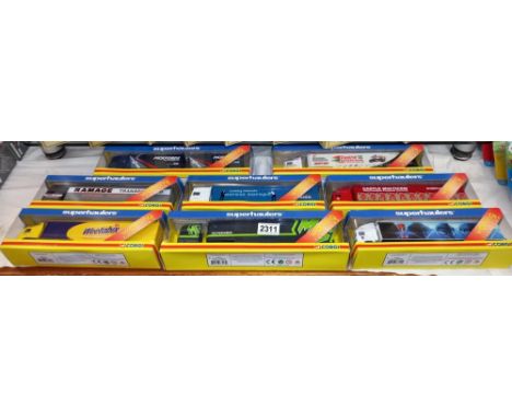 8 boxed Corgi Superhaulers 