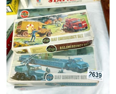 5 Airfix military vehicles model kits 