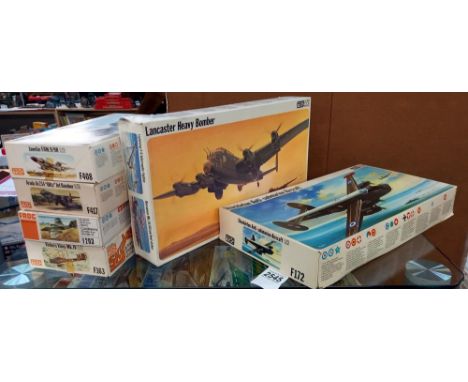 6 boxed Frog aeroplane model kits 1:72 scale believed to be complete 