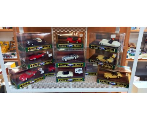 12 x Boxed Corgi Classics sports cars 