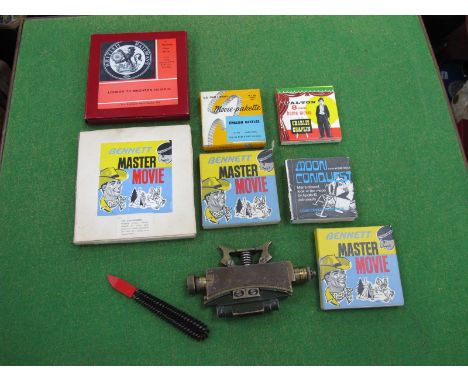 Clinometer 1945 Sight (Mark 4) C.T &amp; S, 8mm, home movie reels including Charlie Chaplin.