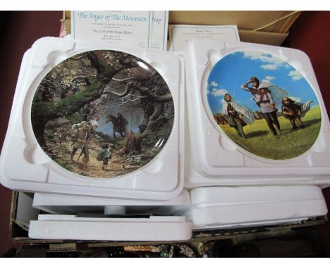 Wedgwood Danbury Mint Lord of The Ring Plates:- One Box.