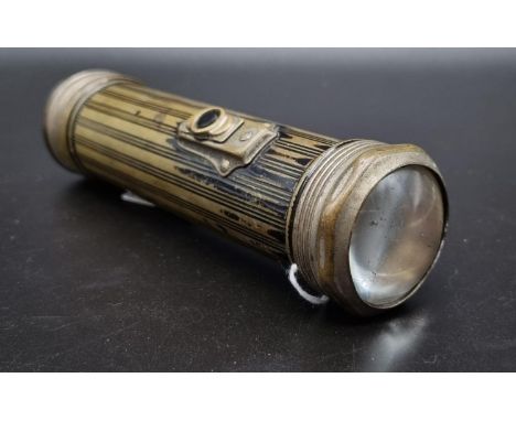 WW2 Brass Eveready United States Navy Issue Flash Light/Torch. 