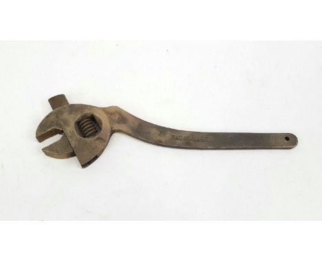 WW2 German Panzer Tank Spanner. A set of these were part of the vehicles tool kit. The German militarymarking can still be se