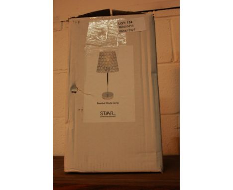 BOXED STAR BY JULIEN MACDONALD BEADED SHADE LAMP / GRADE: UNCLAIMED PROPERTY (DC2)