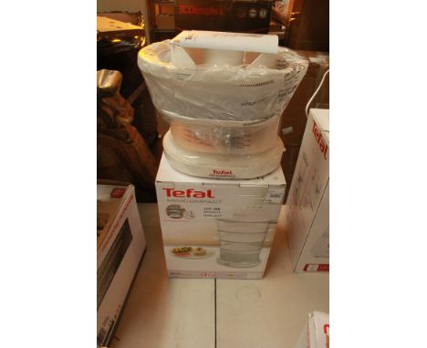 BOXED TEFAL MINI COMPACT FOOD STEAMER / GRADE: UNCLAIMED PROPERTY (DC2)